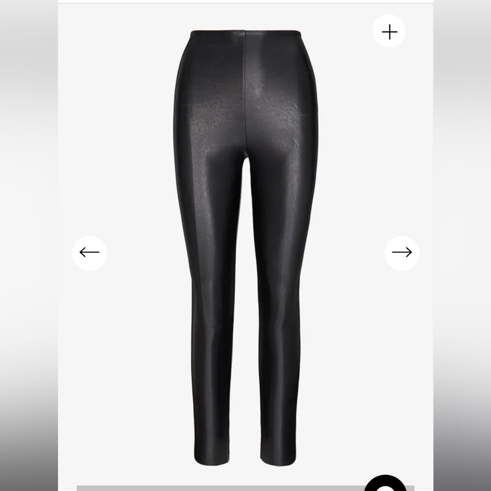 Commando Black Faux Leather Leggings